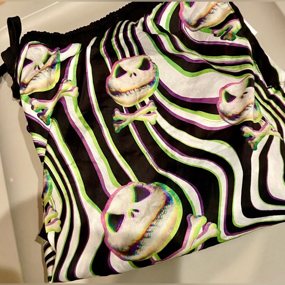 Disney Parks Jack Skellington Printed Nighmare Before Christmas Joggers NWT - Picture 3 of 5